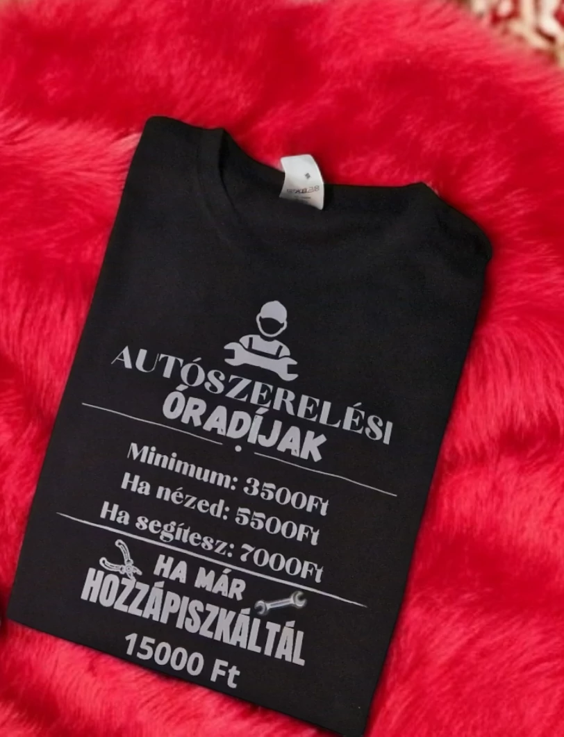 Autószerelő póló